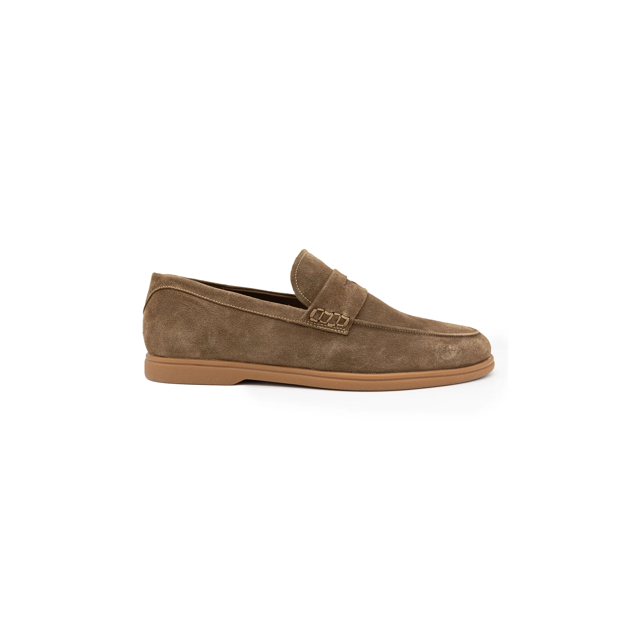 Sigaro Penny Loafer Dark Tobacco Suede - Image 4