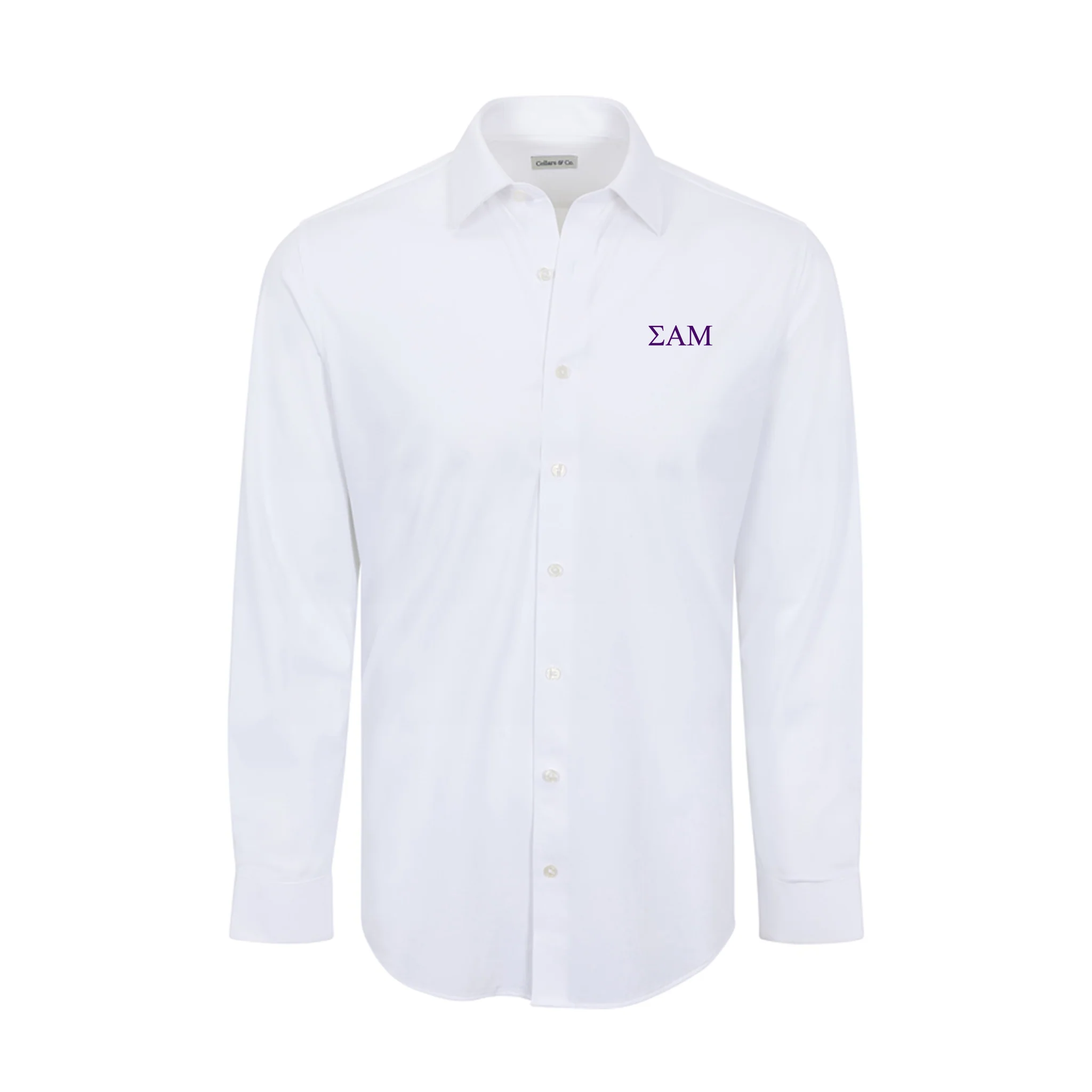 Sigma Alpha Mu Apex Performance Dress Shirt White