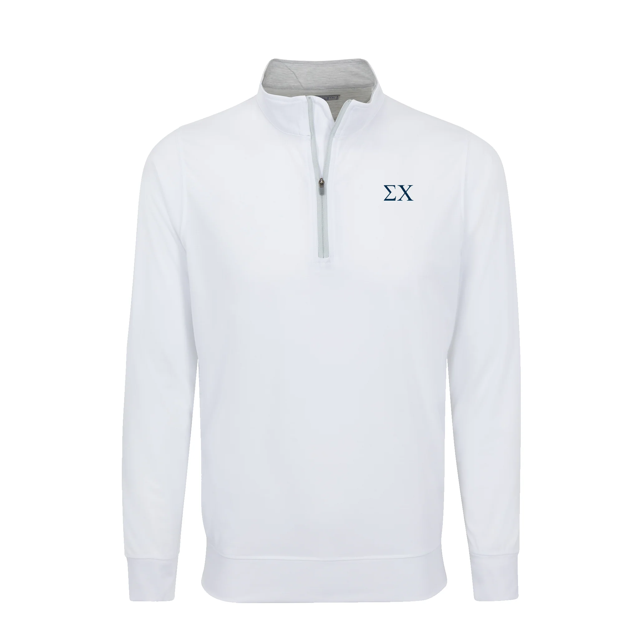 Sigma Chi DriRelease® Performance Pullover White