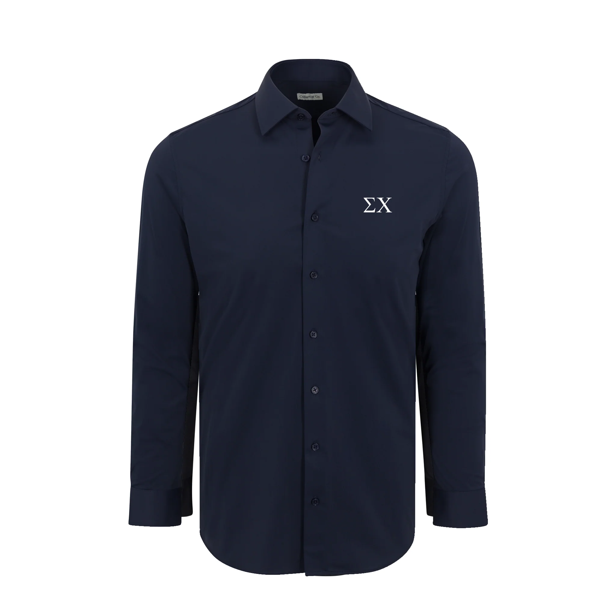 Sigma Chi Apex Performance Dress Shirt Navy