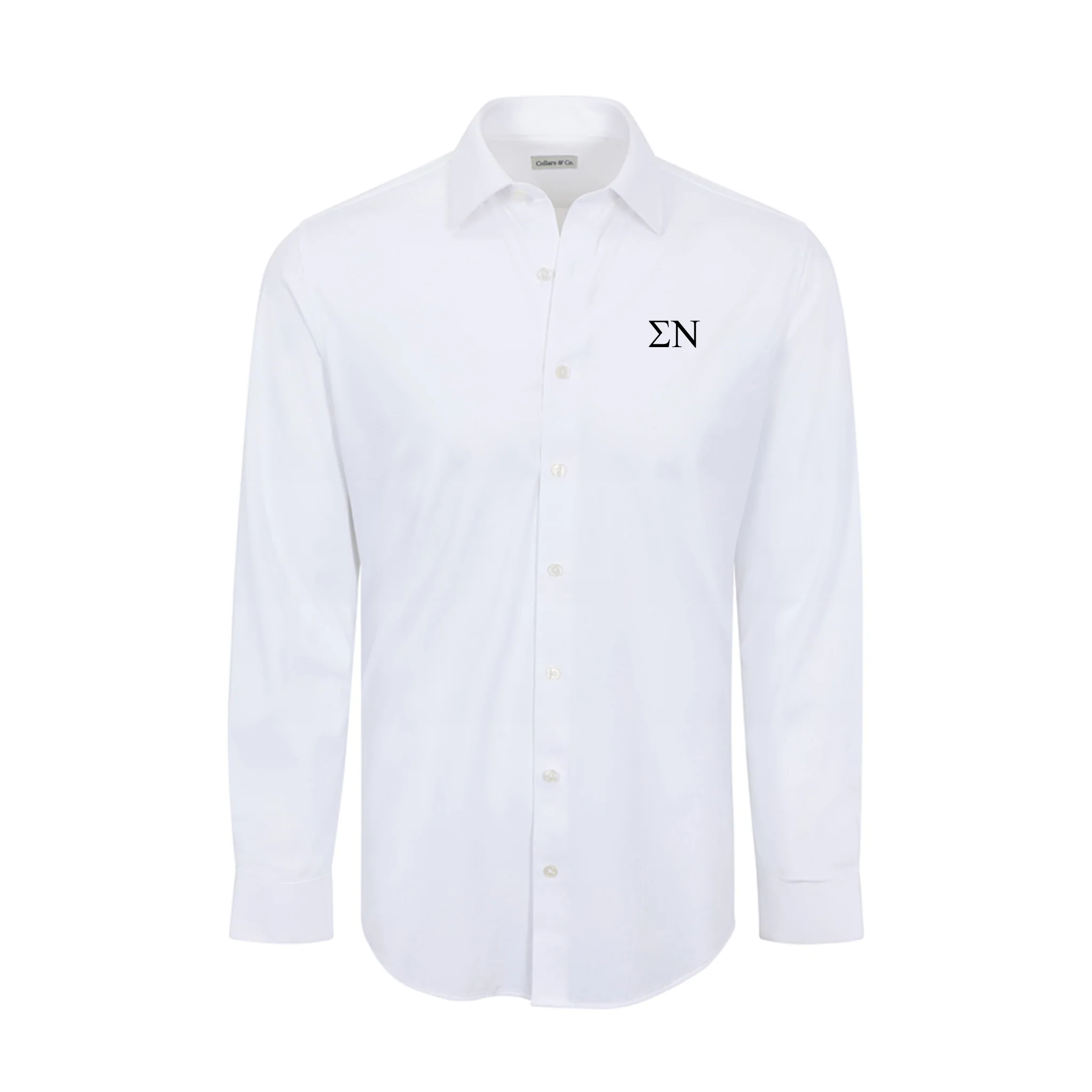 Sigma Nu Apex Performance Dress Shirt White