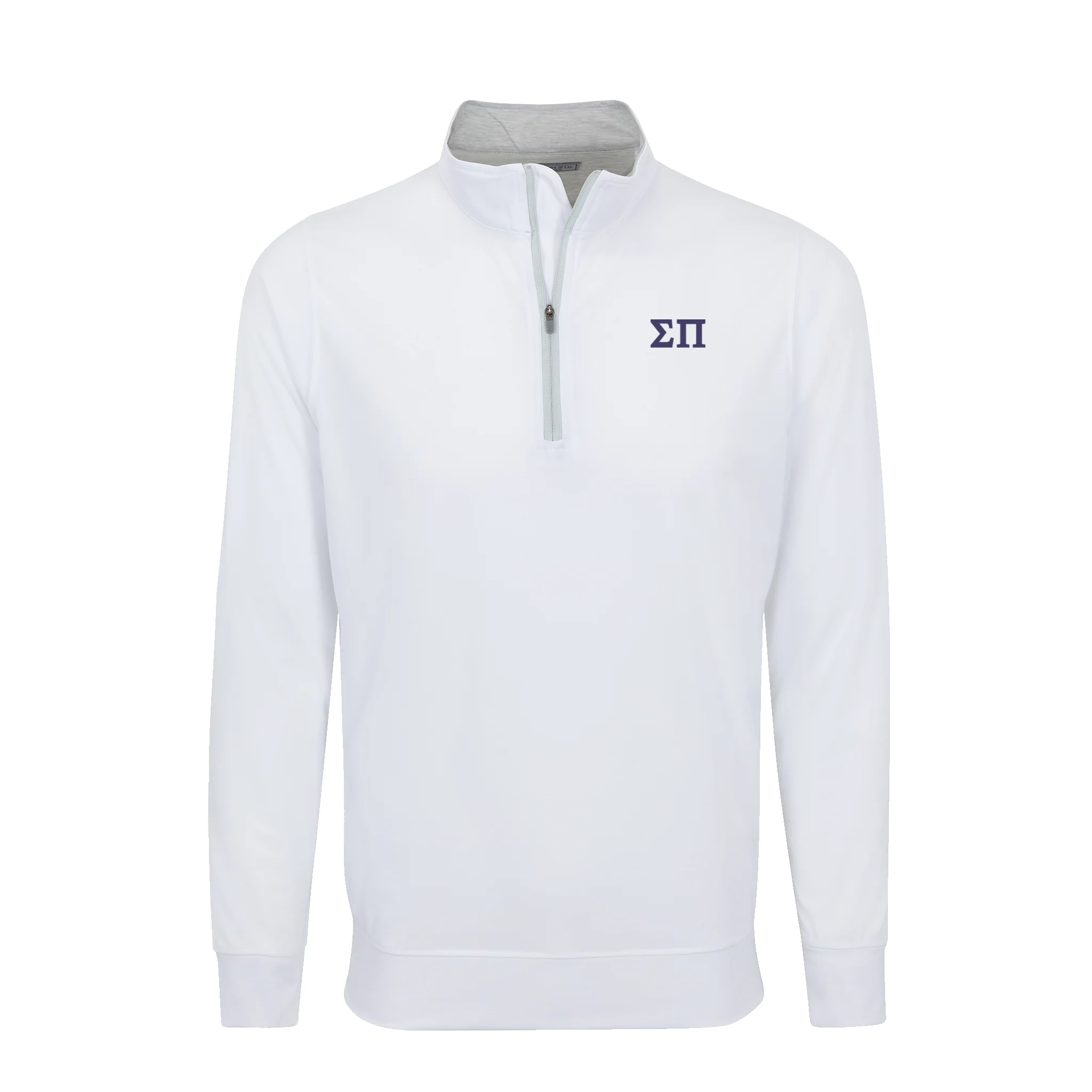 Sigma Pi DriRelease® Performance Pullover White