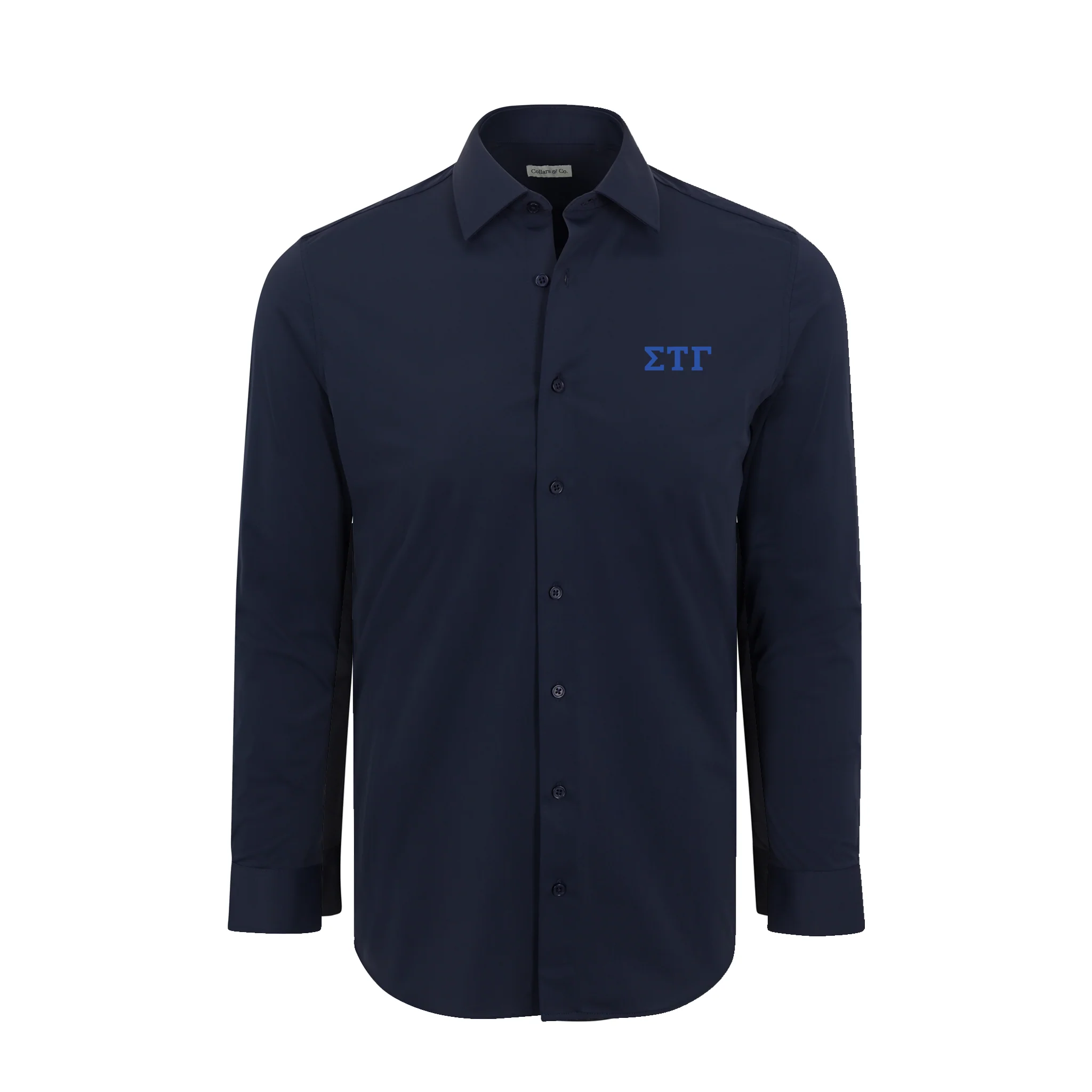 Sigma Tau Gamma Apex Performance Dress Shirt Navy