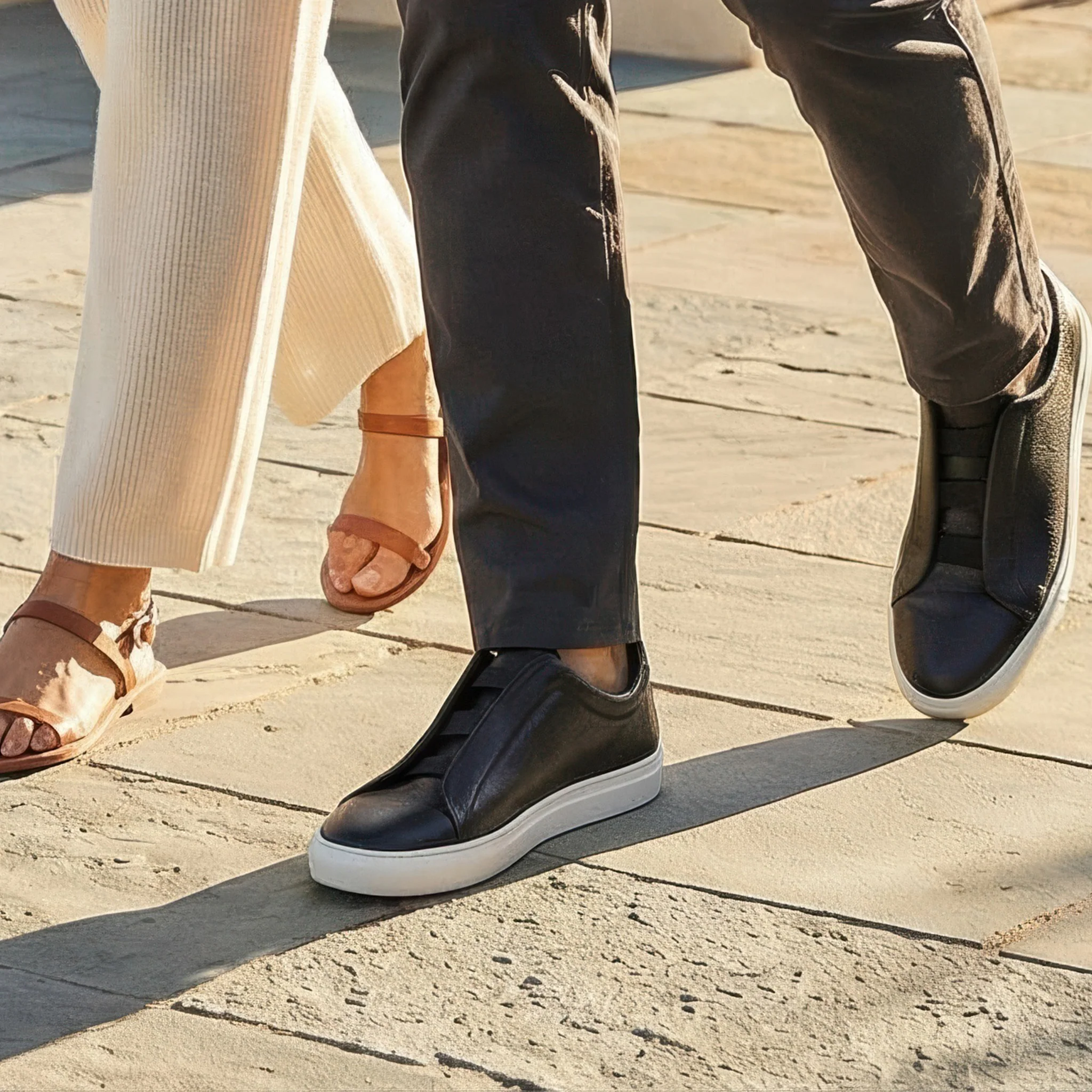 Sorrento Sneaker Black Pebble Grain - Image 3
