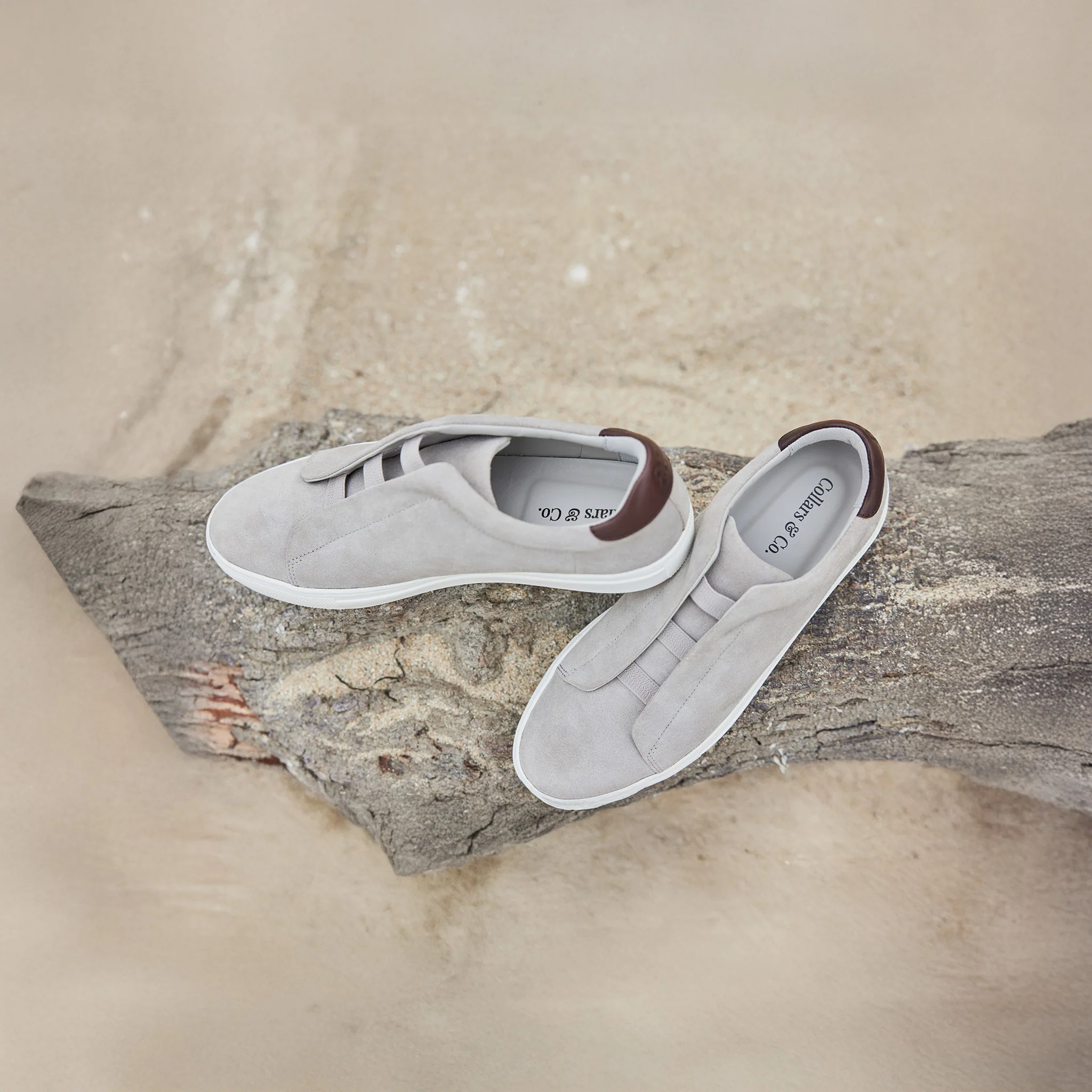 Sorrento Sneaker Grey Suede - Image 3