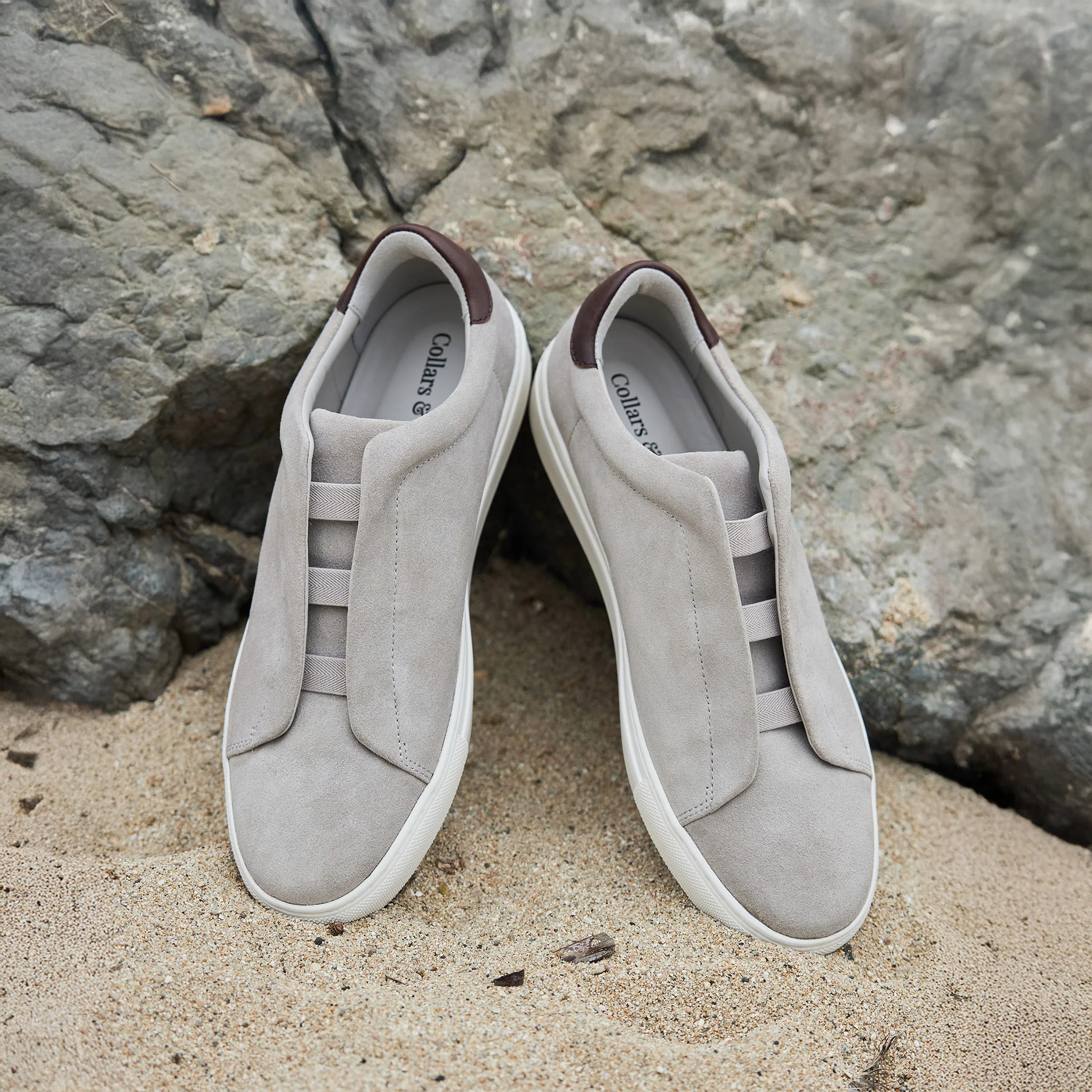 Sorrento Sneaker Grey Suede - Image 4