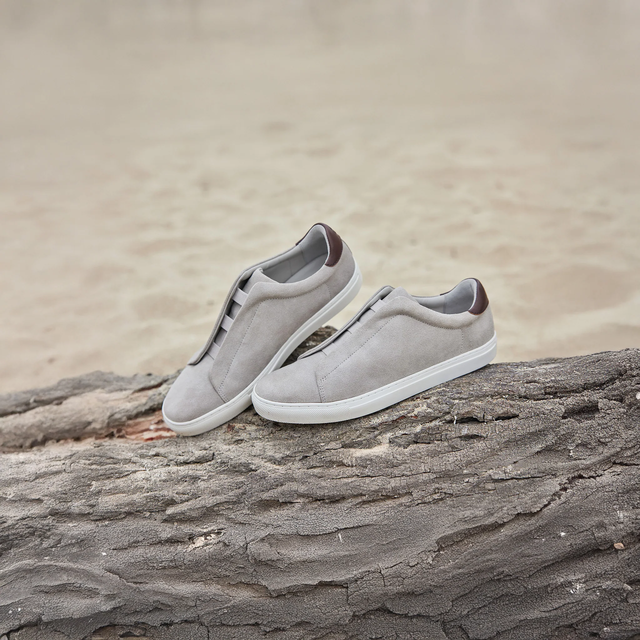 Sorrento Sneaker Grey Suede - Image 5