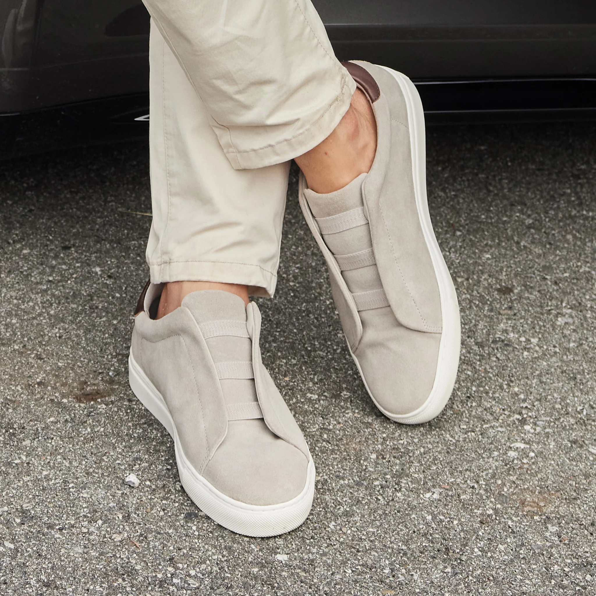 Sorrento Sneaker Grey Suede - Image 6