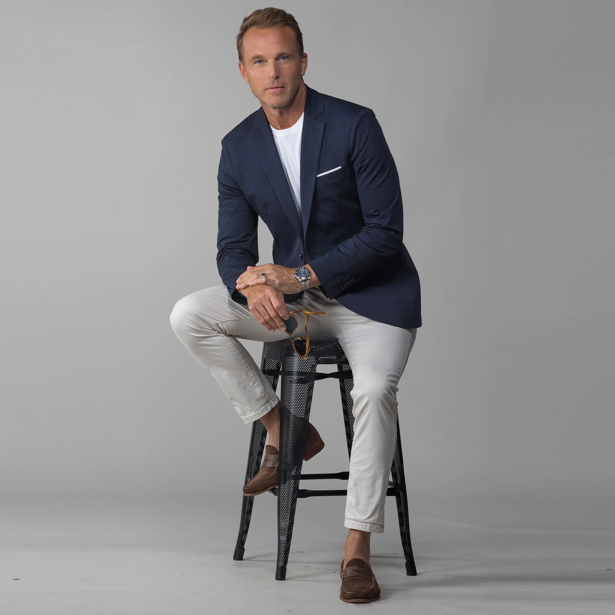 Maverick Performance Blazer Navy - Image 3