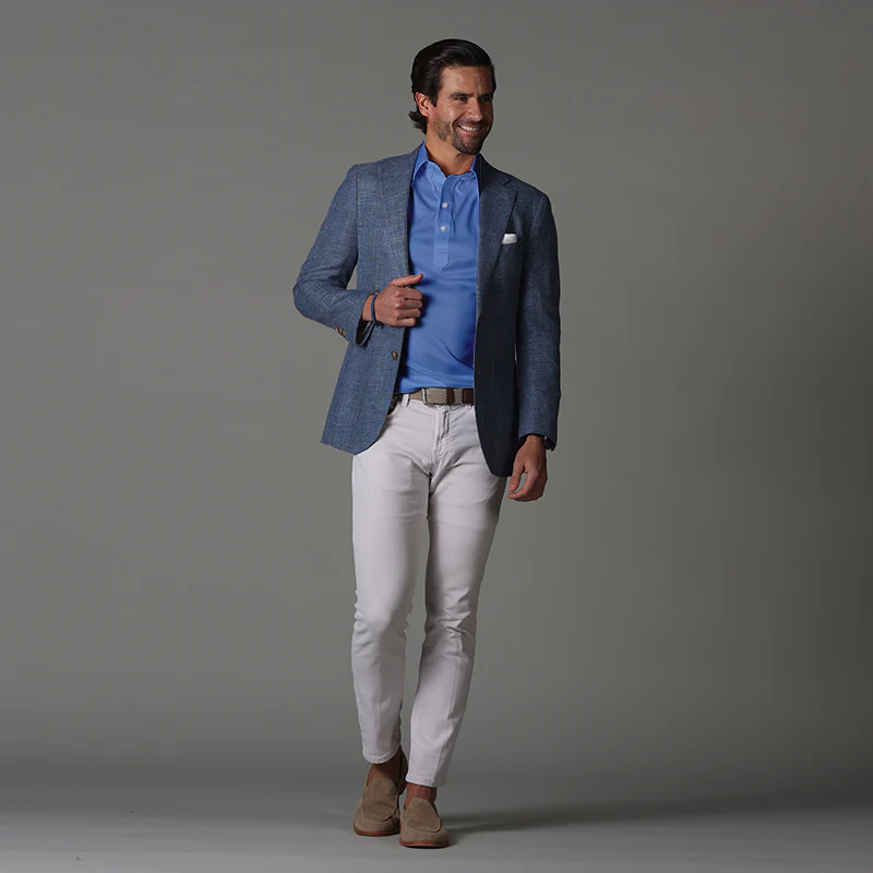 The Original Dress Collar Polo™ French Blue - Image 4