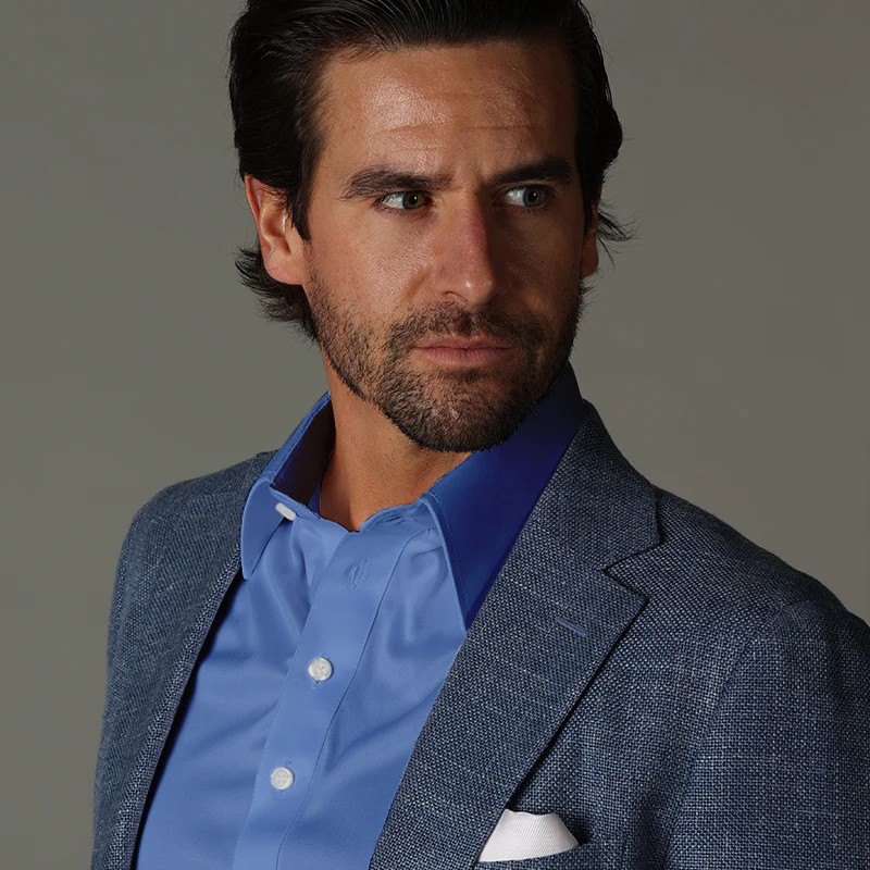 The Original Dress Collar Polo™ French Blue - Image 5
