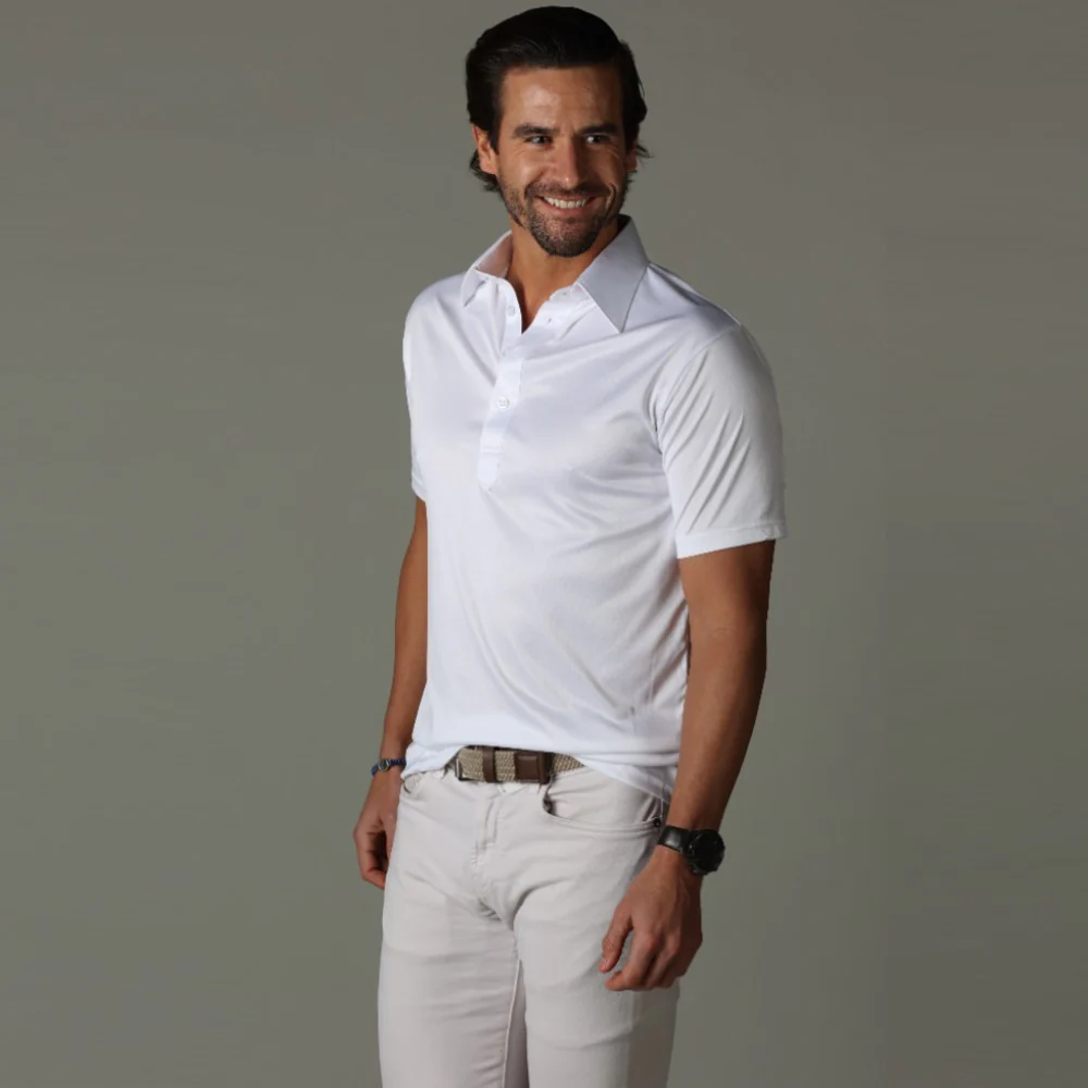 The Original Dress Collar Polo™ White - Image 3