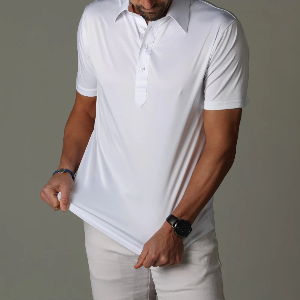 The Original Dress Collar Polo™ White - Image 5
