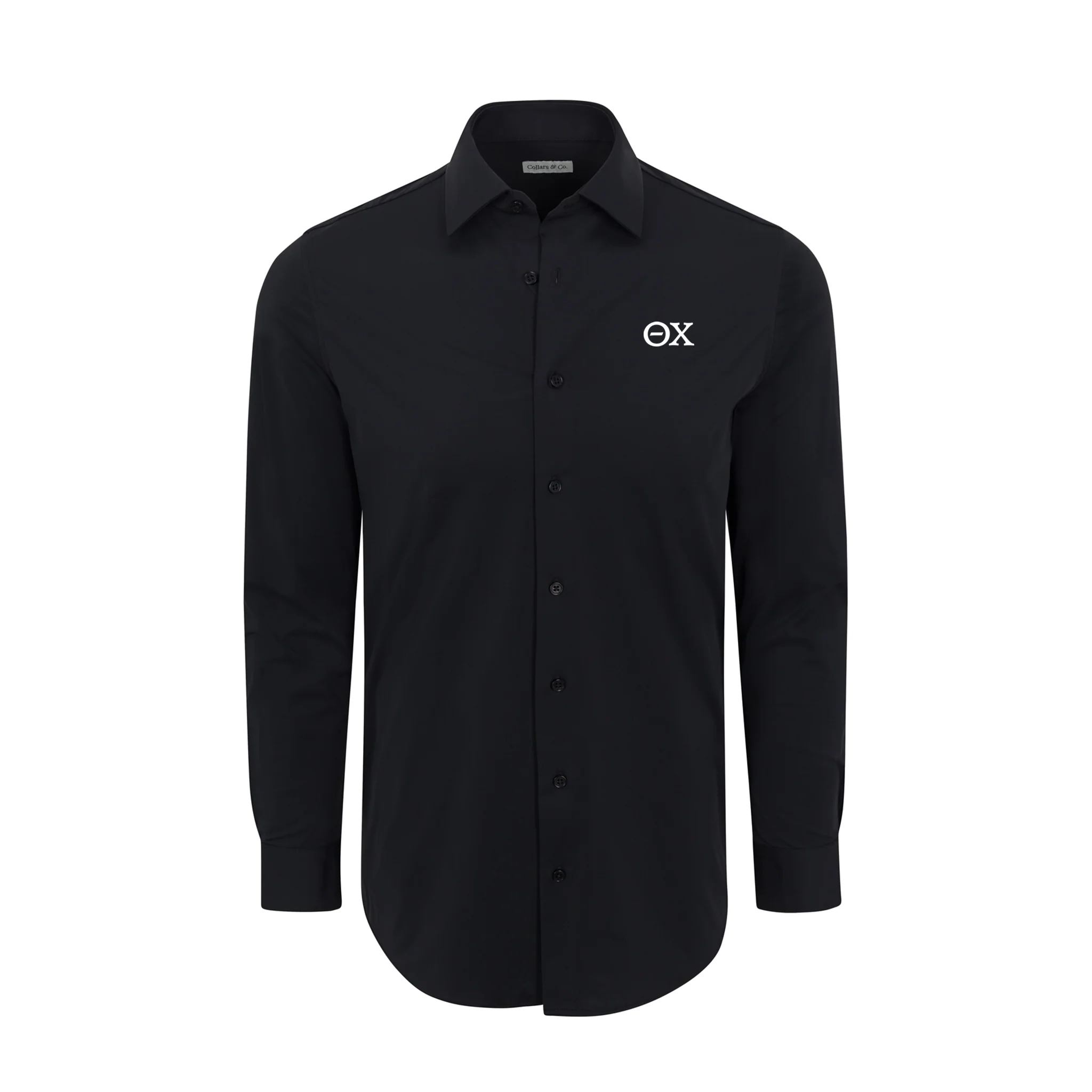 Theta Chi Apex Performance Dress Shirt Black
