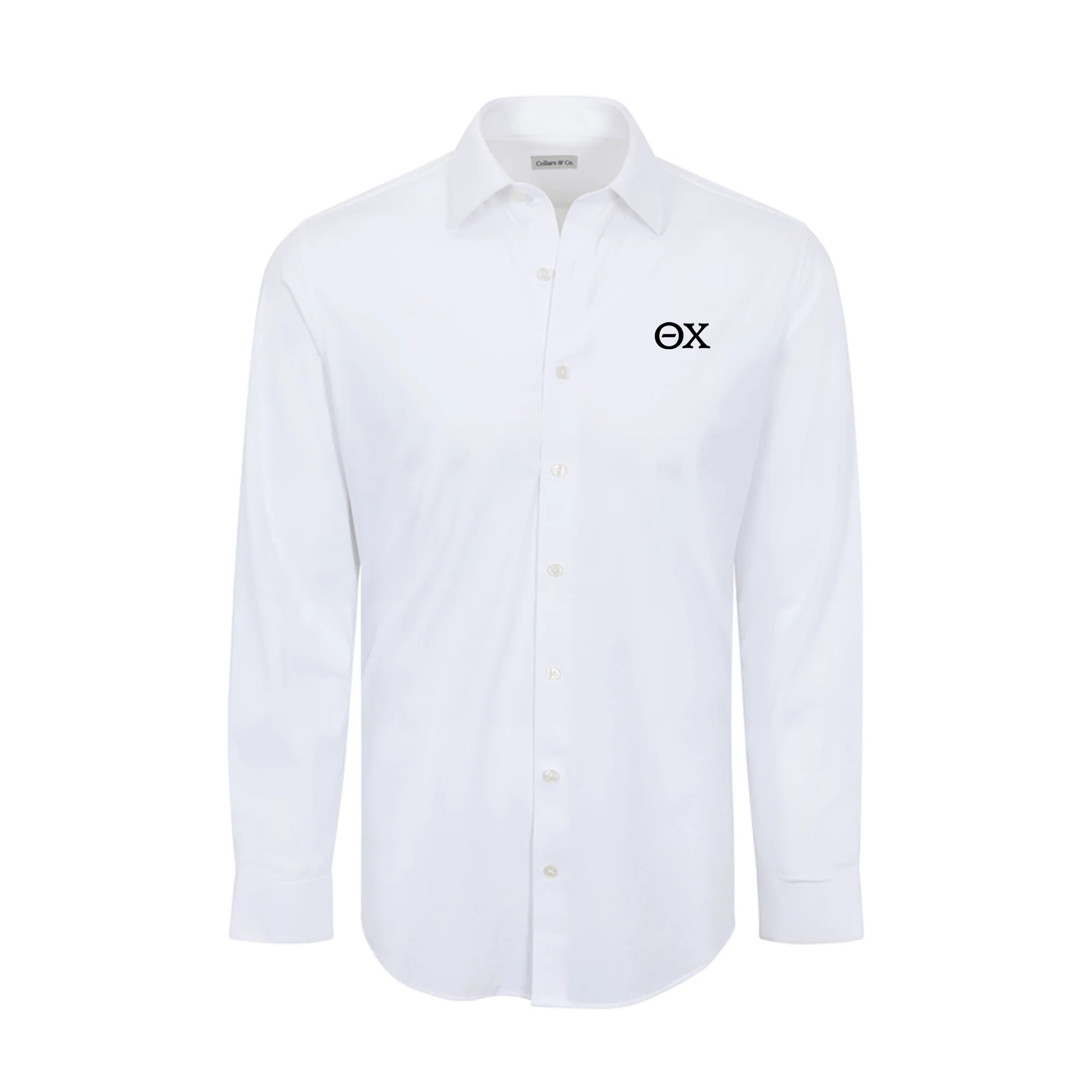 Theta Chi Apex Performance Dress Shirt White