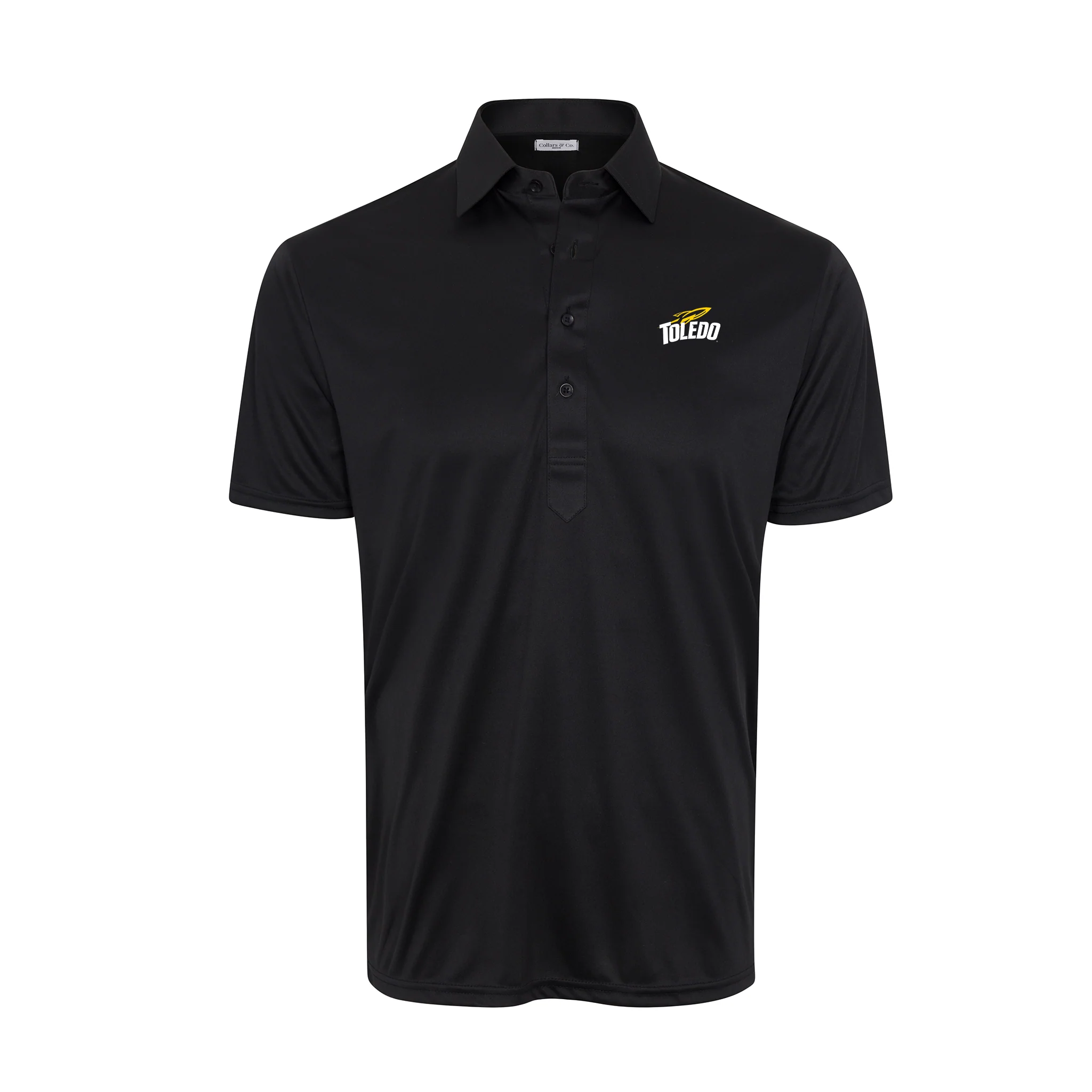 Toledo Semi-Spread Collar Polo Black