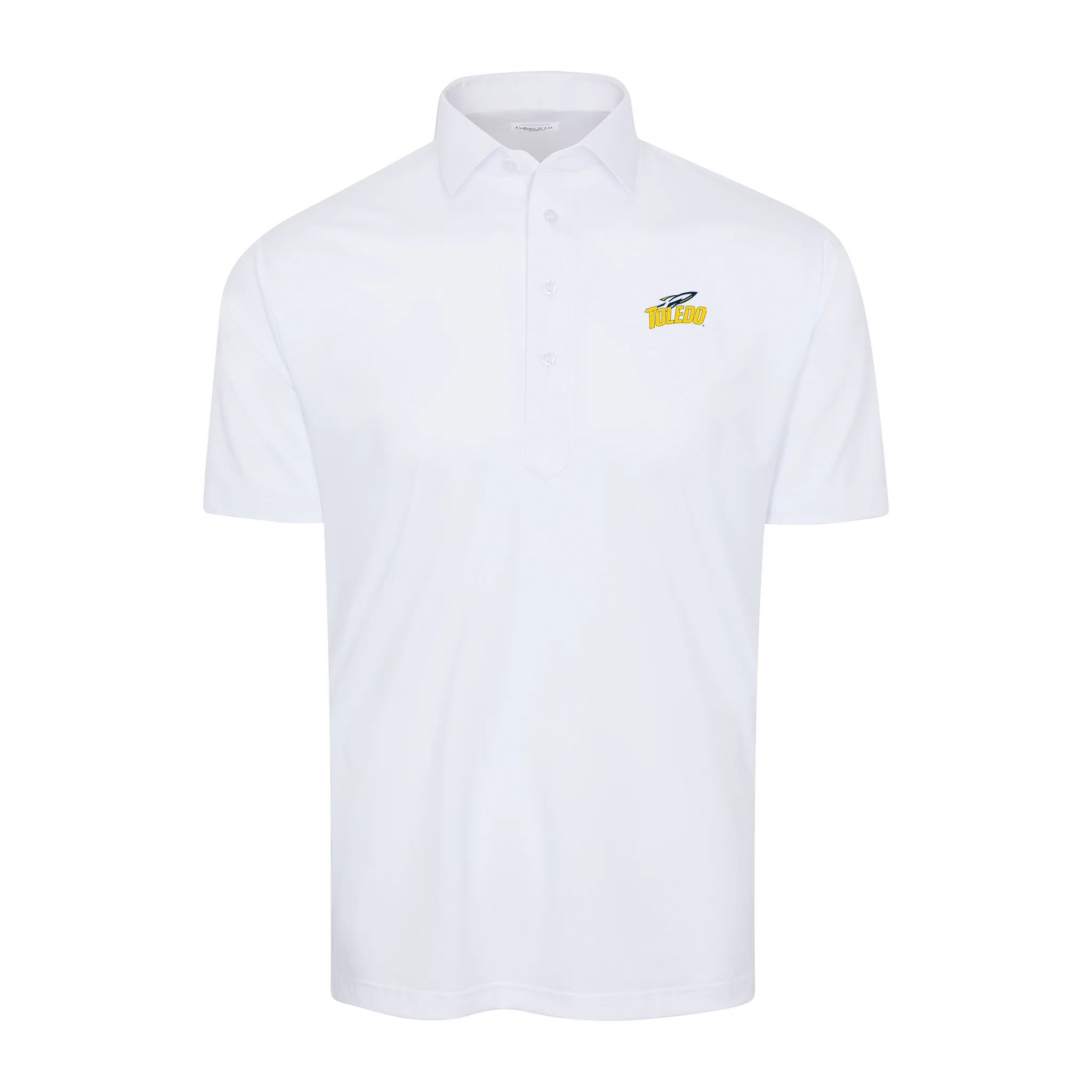 Toledo Semi-Spread Collar Polo White