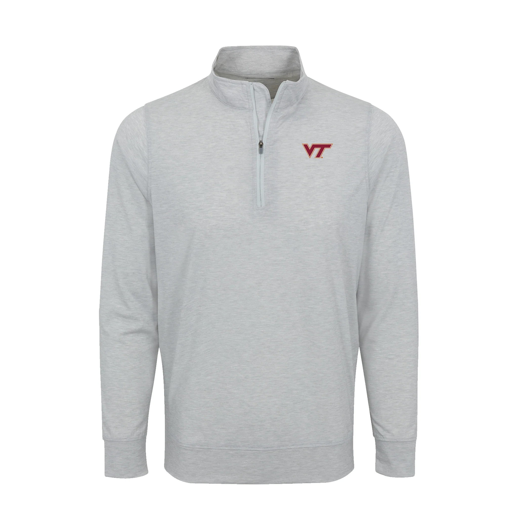Virginia Tech DriRelease® Performance Pullover Light Grey