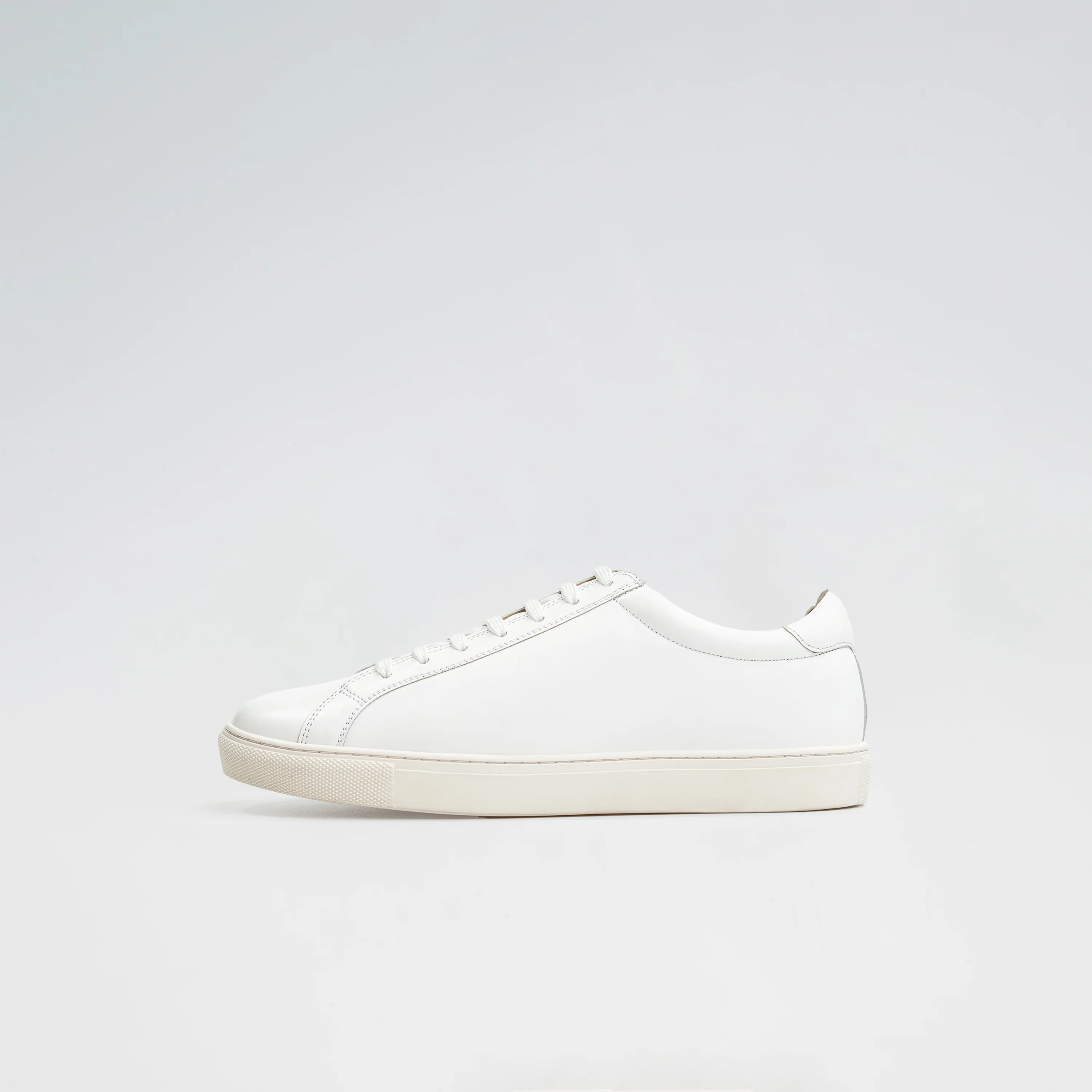 White Leather CEO Sneaker - Image 3