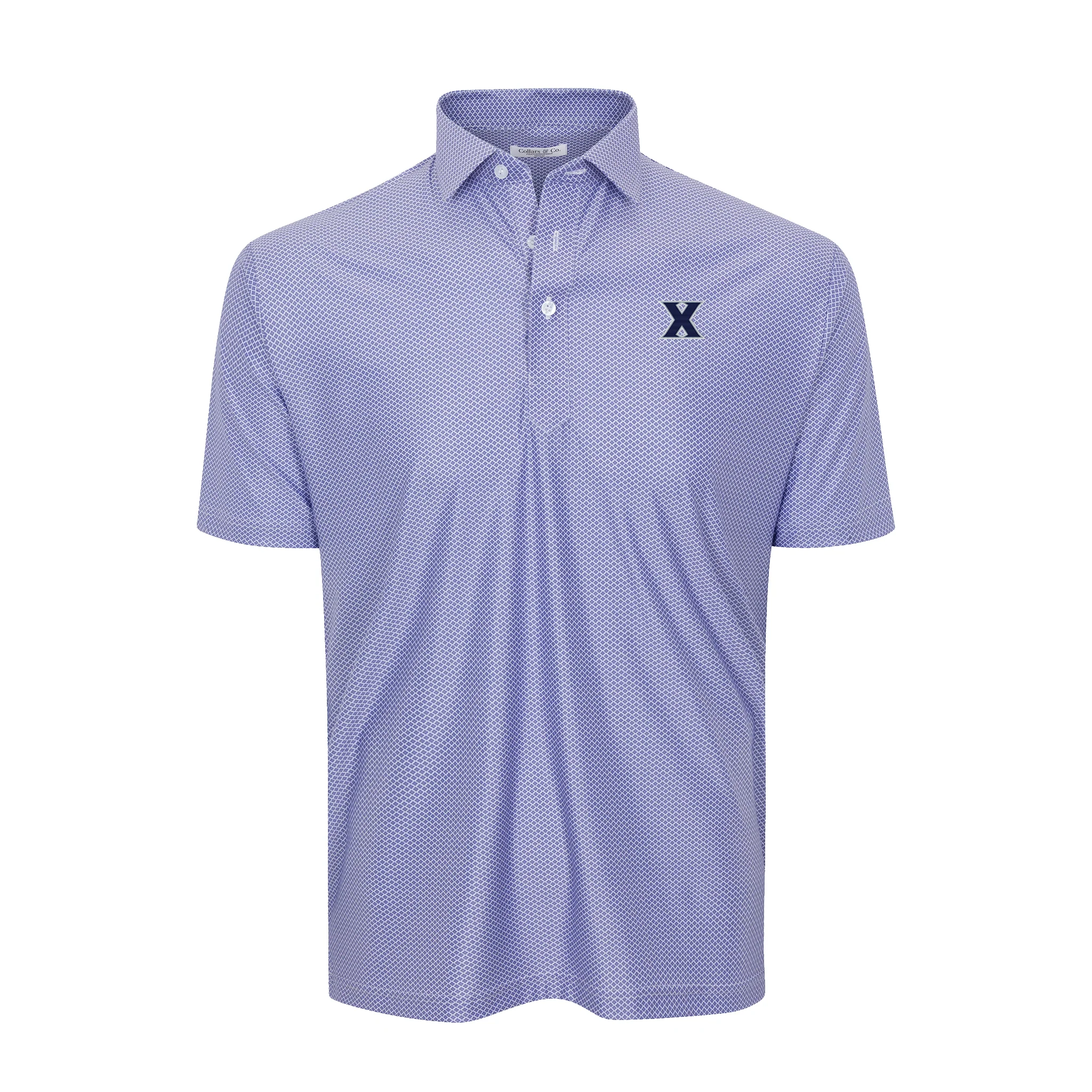 Xavier Featherweight Flex Polo Congressional Navy