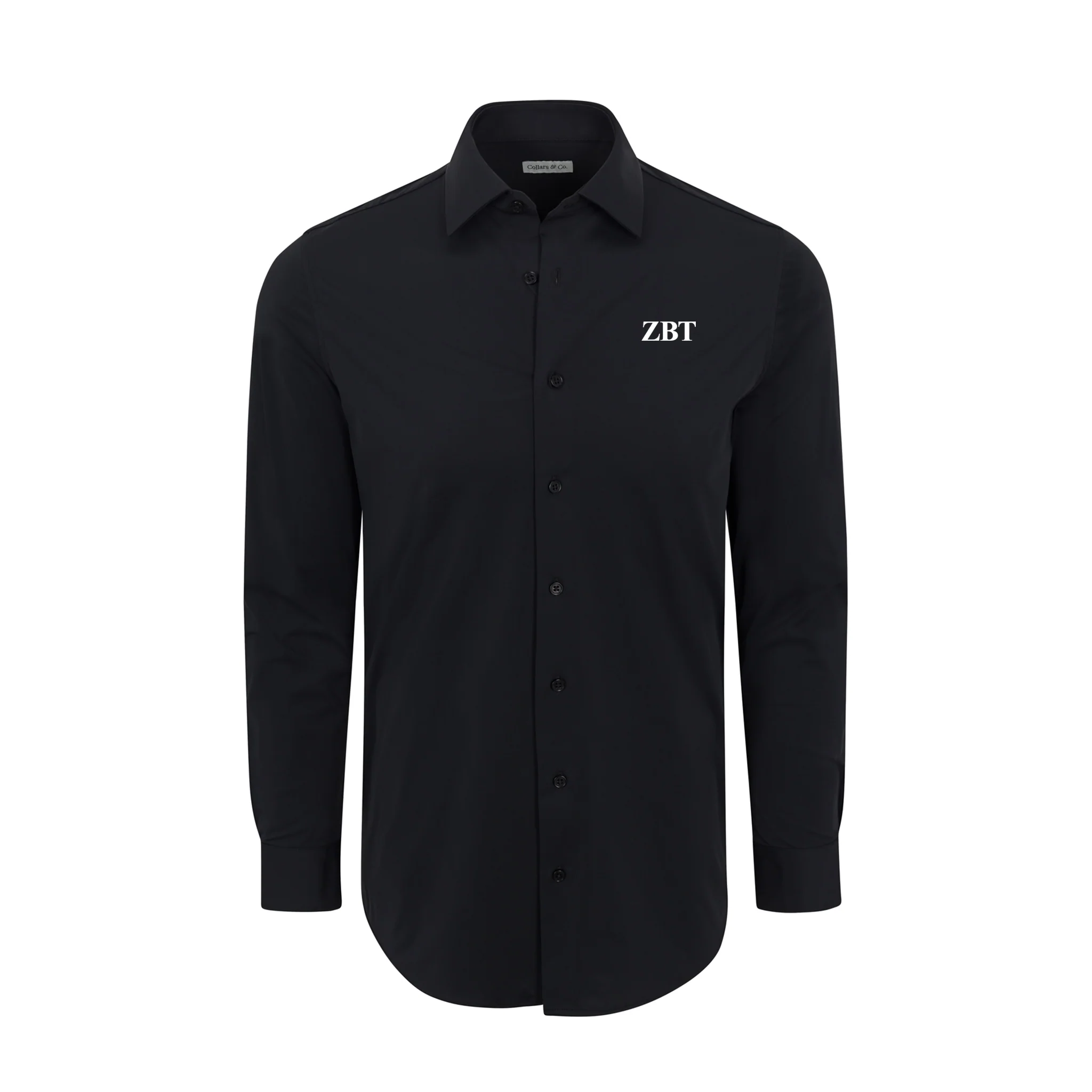 Zeta Beta Tau Apex Performance Dress Shirt Black