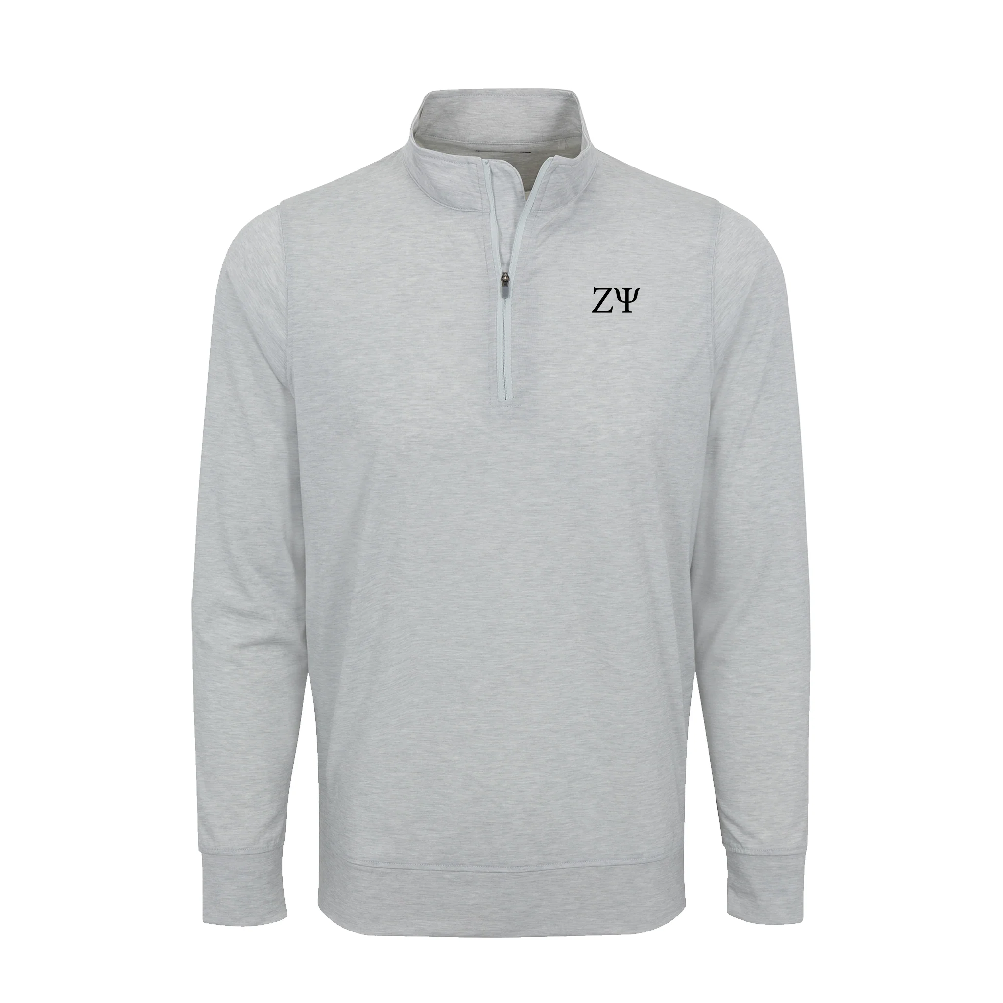 Zeta Psi DriRelease® Performance Pullover Light Grey