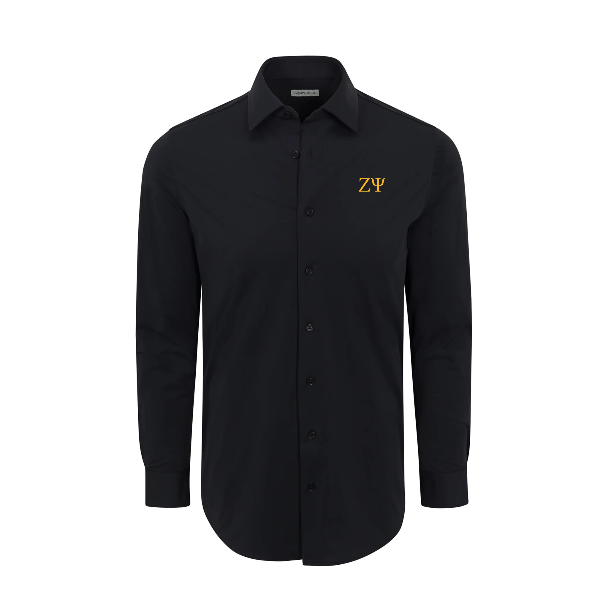 Zeta Psi Apex Performance Dress Shirt Black